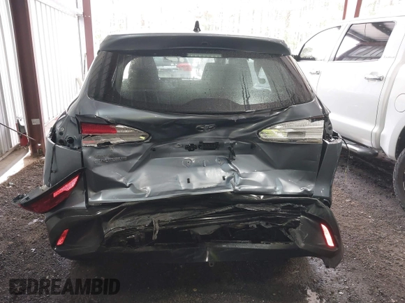 2022 Toyota Corolla Cross L with VIN 7MUAAAAG9NV034659, listed as a IAAI auction lot 42125356 with 14,631 mi miles and . Bid and sale history available at DreamBid. Image 16.