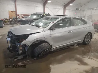 2020 Hyundai Ioniq Limited with VIN KMHCX5LD0LU214886, listed as a Copart auction lot 42805655 with 49,408 mi miles and Salvage Title. Bid and sale history available at DreamBid. Image 1.