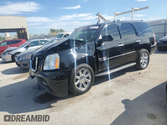 2014 GMC Yukon Denali with VIN 1GKS2EEF6ER137805, listed as a Copart auction lot 69835144 with 167,244 mi miles and Salvage Title. Bid and sale history available at carsss.com. Image 1.
