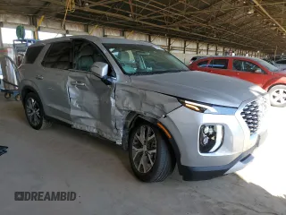 2022 Hyundai Palisade SEL с VIN KM8R4DHE3NU485443, выставлен на аукционе Copart как лот 46922535 с пробегом 54 707 миль миль и Списание • Salvage title. История ставок и продаж доступна на DreamBid. Изображение 4.