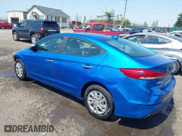 2017 Hyundai Elantra SE z VIN KMHD74LF6HU144401, wystawiony jako IAAI lot #42067279 z przebiegiem 99 687 mil mil oraz . Historia ofert i sprzedaży dostępna na DreamBid. Obrazek 3.