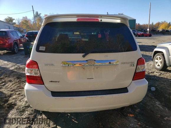 2007 Toyota Highlander Hybrid w/3rd Row with VIN JTEEW21A770038130, listed as a Copart auction lot 76514114 with 210,581 mi miles and Clean Title. Bid and sale history available at carsss.com. Image 6.