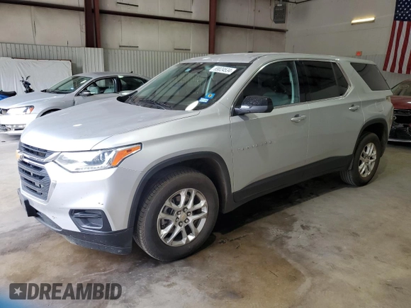 2021 Chevrolet Traverse LS with VIN 1GNERFKW8MJ193604, listed as a Copart auction lot 69024534 with 61,366 mi miles and Salvage Title. Bid and sale history available at carsss.com. Image 1.