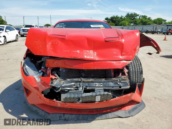 2018 Ford Mustang EcoBoost with VIN 1FA6P8TH6J5180455, listed as a Copart auction lot 59288215 with Not provided miles and Salvage title. Bid and sale history available at DreamBid. Image 5.