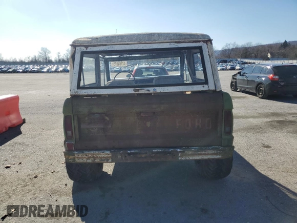 1967 Ford Bronco z VIN U15FLA88482, wystawiony jako Copart lot #47765575 z przebiegiem 69 436 mil mil oraz Czysty tytuł • Clean title. Historia ofert i sprzedaży dostępna na DreamBid. Obrazek 6.