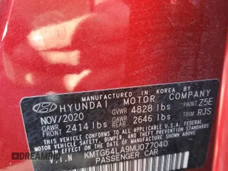 2021 Genesis G70 2.0T with VIN KMTG64LA9MU077040, listed as a Copart auction lot 88766635 with 31,718 mi miles and Salvage title. Bid and sale history available at DreamBid. Image 13.