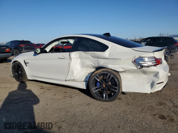2016 BMW M4 with VIN WBS3R9C56GK336936, listed as a Copart auction lot 52146915 with 70,585 mi miles and Salvage Title. Bid and sale history available at carsss.com. Image 2.