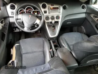 2009 Pontiac Vibe GT with VIN 5Y2SR67049Z412616, listed as a Copart auction lot 52541115 with 99,608 mi miles and Salvage Title. Bid and sale history available at carsss.com. Image 8.