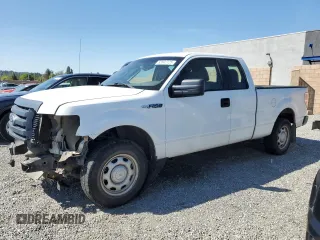 2010 Ford F-150 XL with VIN 1FTEX1CWXAKE55287, listed as a Copart auction lot 52602725 with 166,784 mi miles and Salvage Title. Bid and sale history available at carsss.com. Image 1.