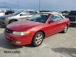 2001 Toyota Solara SE with VIN 2T1FF28P01C439535, listed as a Copart auction lot 74209894 with 231,931 mi miles and Non Repairable. Bid and sale history available at carsss.com. Image 1.
