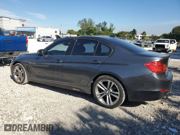 2013 BMW 3 Series 328i xDrive with VIN WBA3B5G53DNS00592, listed as a Copart auction lot 41590265 with 125,524 mi miles and Salvage Title. Bid and sale history available at carsss.com. Image 2.