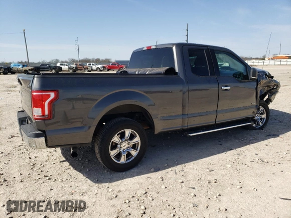 2015 Ford F-150 XL with VIN 1FTEX1CP8FKE38245, listed as a Copart auction lot 47648685 with 154,512 mi miles and Salvage Title. Bid and sale history available at carsss.com. Image 3.
