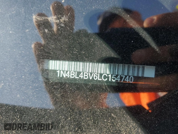2020 Nissan Altima S с VIN 1N4BL4BV6LC154740, выставлен на аукционе Copart как лот 50033535 с пробегом 69 696 миль миль и Списание • Salvage title. История ставок и продаж доступна на DreamBid. Изображение 14.