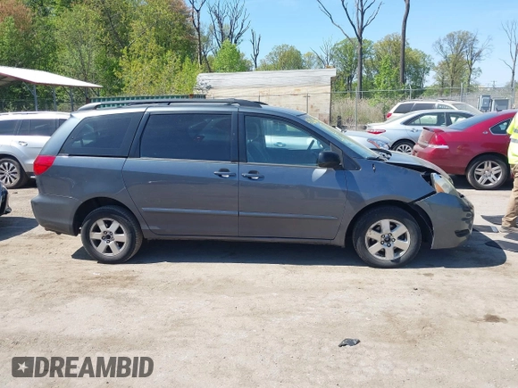 2010 Toyota Sienna CE with VIN 5TDKK4CC5AS296647, listed as a IAAI auction lot 42108661 with 204,048 mi miles and . Bid and sale history available at DreamBid. Image 13.