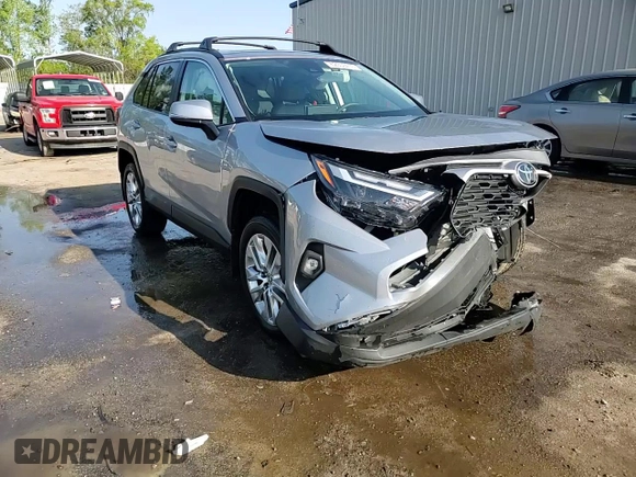 2025 Toyota RAV4 XLE Premium with VIN 2T3C1RFV2SC308112, listed as a Copart auction lot 52308415 with 11,179 mi miles and Salvage title. Bid and sale history available at DreamBid. Image 14.