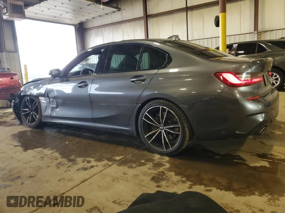 2021 BMW 3 Series 330i z VIN 3MW5R1J00M8B81609, wystawiony jako Copart lot #58311755 z przebiegiem 63 666 mil mil oraz Szkoda całkowita • Salvage title. Historia ofert i sprzedaży dostępna na DreamBid. Obrazek 2.