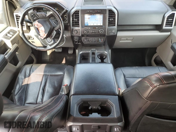 2018 Ford F-150 XL with VIN 1FTEW1EG6JFA90964, listed as a Copart auction lot 59808695 with 144,626 mi miles and Salvage title. Bid and sale history available at DreamBid. Image 8.