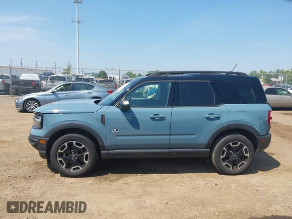 2023 Ford Bronco Sport Outer Banks z VIN 3FMCR9C66PRD01823, wystawiony jako IAAI lot #42817684 z przebiegiem 19 881 mil mil oraz . Historia ofert i sprzedaży dostępna na DreamBid. Obrazek 15.