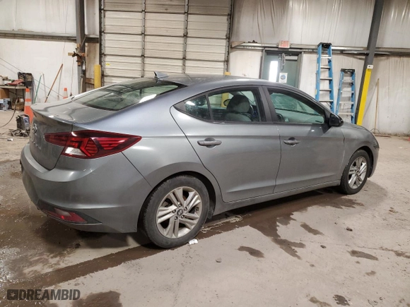 2019 Hyundai Elantra SEL with VIN KMHD84LF2KU762092, listed as a Copart auction lot 45123505 with 86,527 mi miles and Salvage Title. Bid and sale history available at carsss.com. Image 3.