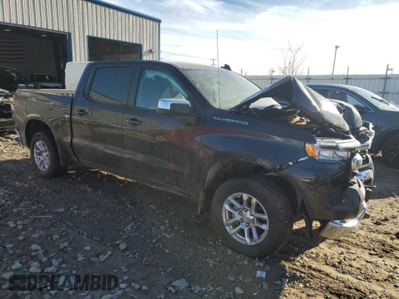 2023 Chevrolet Silverado 1500 LT with VIN 3GCPDKEK8PG130347, listed as a Copart auction lot 81558274 with 0 mi miles and Salvage Title. Bid and sale history available at carsss.com. Image 4.