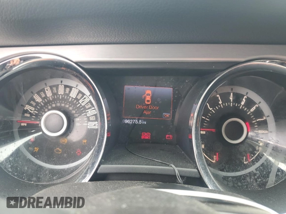2013 Ford Mustang V6 with VIN 1ZVBP8AM2D5278022, listed as a Copart auction lot 61308145 with 96,275 mi miles and Salvage title. Bid and sale history available at DreamBid. Image 9.