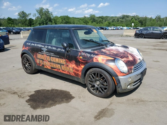 2005 MINI Hardtop с VIN WMWRC33495TJ66986, выставлен на аукционе Copart как лот 61852735 с пробегом Не указан миль и Списание • Salvage title. История ставок и продаж доступна на DreamBid. Изображение 4.