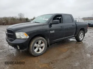 2015 Ram 1500 Express with VIN 1C6RR7KG5FS550184, listed as a Copart auction lot 83660144 with 143,762 mi miles and Salvage title. Bid and sale history available at DreamBid. Image 1.