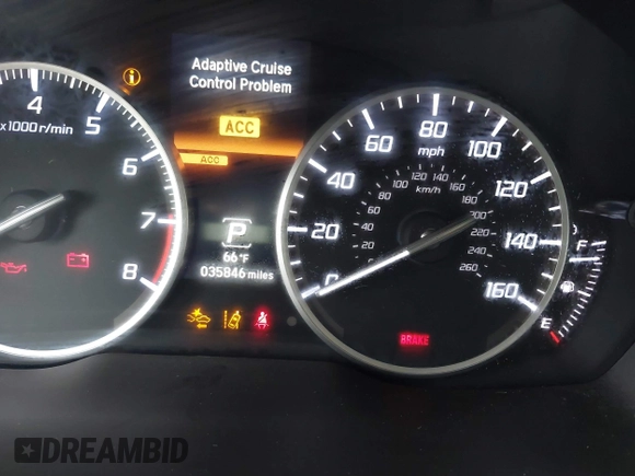 2020 Acura ILX w/Premium Pkg with VIN 19UDE2F74LA012882, listed as a IAAI auction lot 41857091 with 35,846 mi miles. Bid and sale history available at carsss.com. Image 16.