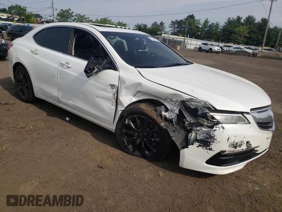 2016 Acura TLX with VIN 19UUB1F34GA000608, listed as a Copart auction lot 60964035 with 125,795 mi miles and Salvage title. Bid and sale history available at DreamBid. Image 4.