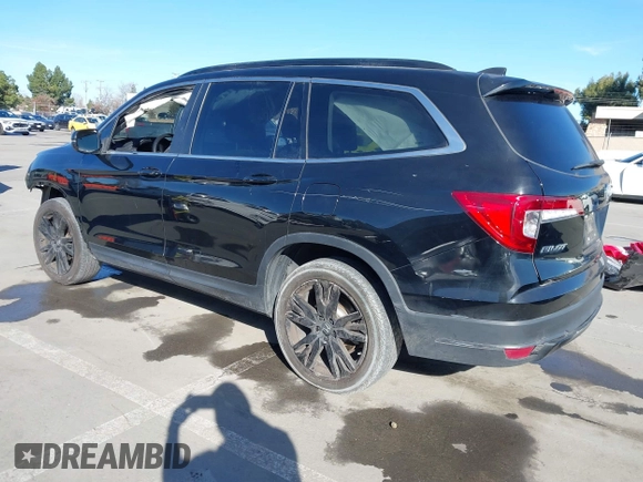 2022 Honda Pilot Special Edition with VIN 5FNYF6H26NB102339, listed as a IAAI auction lot 41194432 with 54,121 mi miles. Bid and sale history available at carsss.com. Image 3.