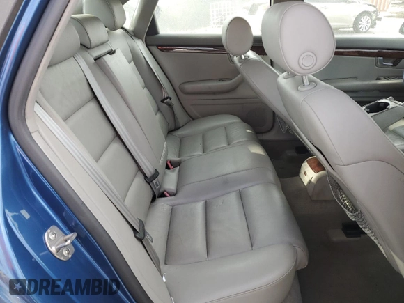 2005 Audi A4 3.0L with VIN WAULT68E85A021636, listed as a Copart auction lot 83424744 with 163,991 mi miles and Salvage title. Bid and sale history available at DreamBid. Image 11.