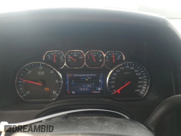 2015 Chevrolet Suburban LTZ with VIN 1GNSKKKC8FR199218, listed as a Copart auction lot 64147184 with 181,676 mi miles and Salvage Title. Bid and sale history available at DreamBid. Image 9.