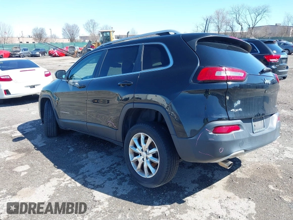 2017 Jeep Cherokee Limited with VIN 1C4PJMDBXHW636173, listed as a IAAI auction lot 41839296 with 92,468 mi miles and . Bid and sale history available at DreamBid. Image 3.