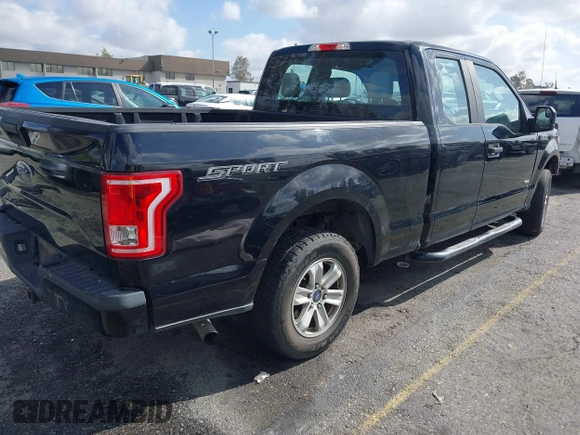 2017 Ford F-150 XL with VIN 1FTEX1CP3HKC18840, listed as a IAAI auction lot 41929464 with 1 mi miles. Bid and sale history available at carsss.com. Image 4.