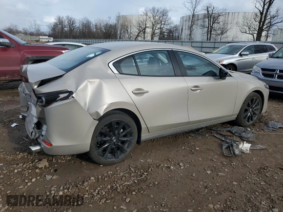 2025 Mazda 3 S Select Sport with VIN JM1BPABM6S1755922, listed as a Copart auction lot 50626925 with 2,794 mi miles and Salvage Title. Bid and sale history available at DreamBid. Image 3.