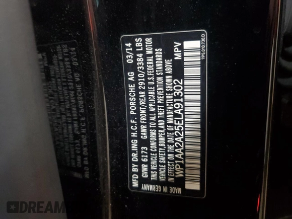 2014 Porsche Cayenne z VIN WP1AA2A25ELA91302, wystawiony jako Copart lot #59386795 z przebiegiem 161 865 mil mil oraz Szkoda całkowita • Salvage title. Historia ofert i sprzedaży dostępna na DreamBid. Obrazek 12.
