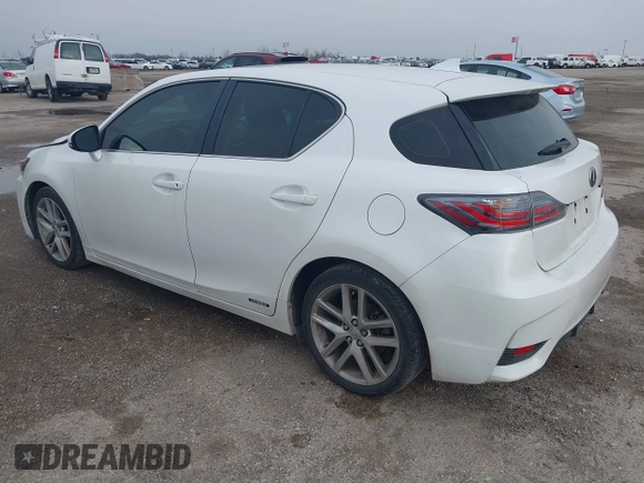 2014 Lexus CT 200h with VIN JTHKD5BH8E2196518, listed as a IAAI auction lot 41672745 with 126,655 mi miles and . Bid and sale history available at DreamBid. Image 3.