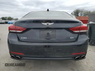2017 Genesis G80 Ultimate with VIN KMHGN4JF5HU173281, listed as a Copart auction lot 88655005 with 188,294 mi miles and Salvage Title. Bid and sale history available at DreamBid. Image 6.