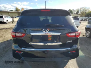 2014 Infiniti QX60 with VIN 5N1AL0MM6EC515448, listed as a Copart auction lot 75028814 with 123,481 mi miles and Salvage Title. Bid and sale history available at carsss.com. Image 6.