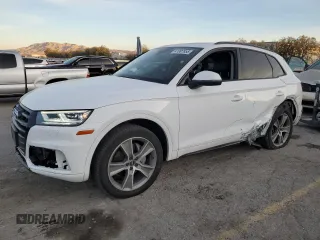 2020 Audi Q5 Premium Plus with VIN WA1BNAFY2L2060832, listed as a Copart auction lot 41897855 with 79,335 mi miles and Salvage Title. Bid and sale history available at carsss.com. Image 1.