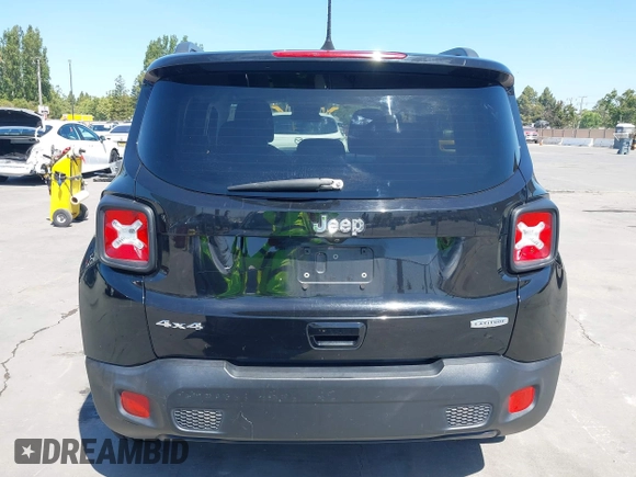 2018 Jeep Renegade Latitude with VIN ZACCJBBB2JPH44585, listed as a IAAI auction lot 42392971 with 64,185 mi miles and . Bid and sale history available at DreamBid. Image 16.