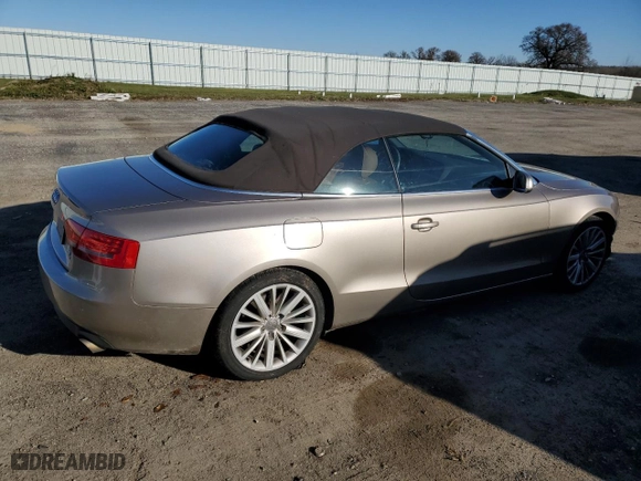 2010 Audi A5 Premium Plus with VIN WAULFAFH3AN008917, listed as a Copart auction lot 82434544 with 65,116 mi miles and Clean Title. Bid and sale history available at carsss.com. Image 3.
