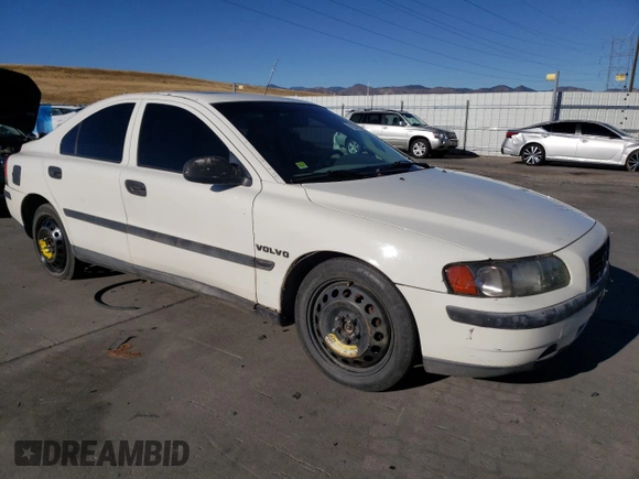 2001 Volvo S60 with VIN YV1RS61R412084860, listed as a Copart auction lot 77227144 with 170,853 mi miles and Non Repairable. Bid and sale history available at carsss.com. Image 4.