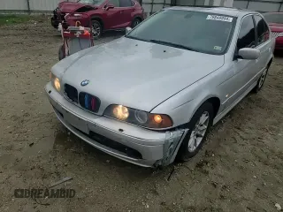 2003 BMW 5 Series 525iA with VIN WBADT43423G028907, listed as a Copart auction lot 79849994 with 0 mi miles and Salvage Title. Bid and sale history available at carsss.com. Image 11.