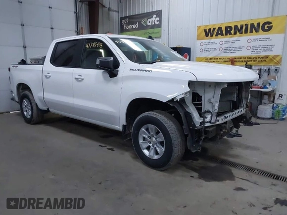 2023 Chevrolet Silverado 1500 LT with VIN 2GCUDDED8P1101634, listed as a IAAI auction lot 41745435 with 92,444 mi miles. Bid and sale history available at carsss.com. Image 1.