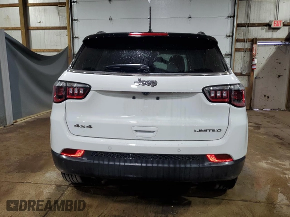 2025 Jeep Compass Limited with VIN 3C4NJDCN8ST591962, listed as a Copart auction lot 62530195 with 3,062 mi miles and Clean title. Bid and sale history available at DreamBid. Image 6.