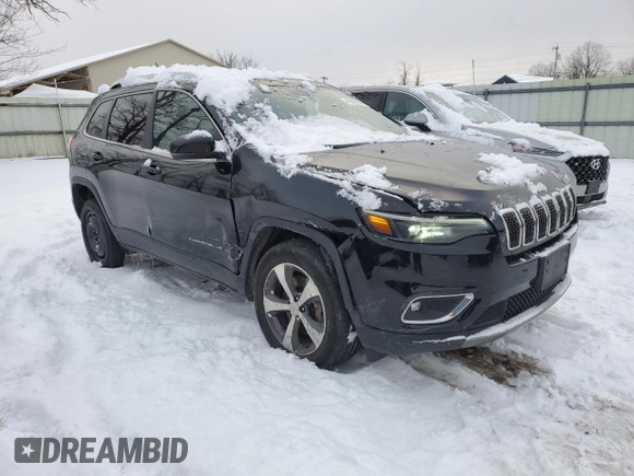 2019 Jeep Cherokee Limited with VIN 1C4PJMDX3KD446178, listed as a Copart auction lot 41847205 with 87,219 mi miles and Salvage Title. Bid and sale history available at carsss.com. Image 4.