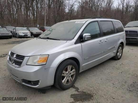 2008 Dodge Grand Caravan SXT with VIN 2D8HN54X68R746254, listed as a Copart auction lot 48109005 with 234,052 mi miles and Salvage Title. Bid and sale history available at carsss.com. Image 1.