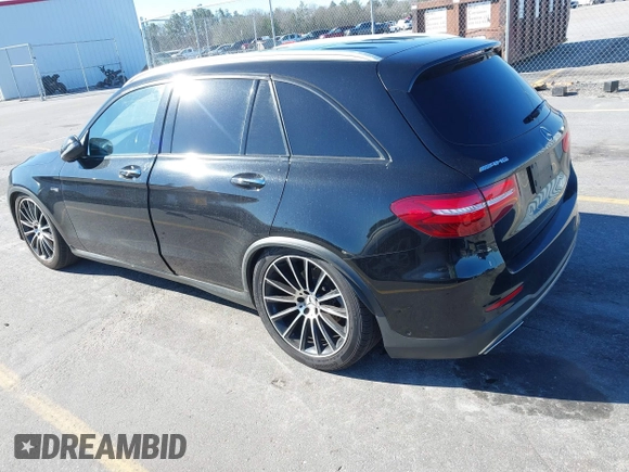 2017 Mercedes-Benz GLC with VIN WDC0G6EB0HF230536, listed as a IAAI auction lot 41632190 with 54,138 mi miles. Bid and sale history available at carsss.com. Image 3.