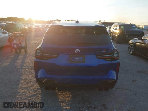 2023 BMW X3 M with VIN 5YM13EC03P9P58528, listed as a IAAI auction lot 41493528 with 18,503 mi miles and . Bid and sale history available at DreamBid. Image 16.